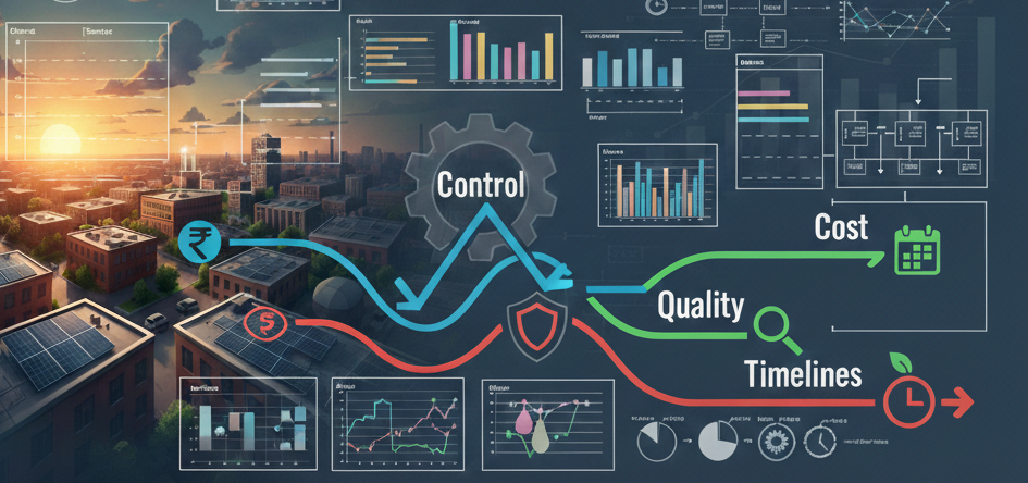 How to Control Cost, Quality, and Timelines in Multi-Site Solar Projects